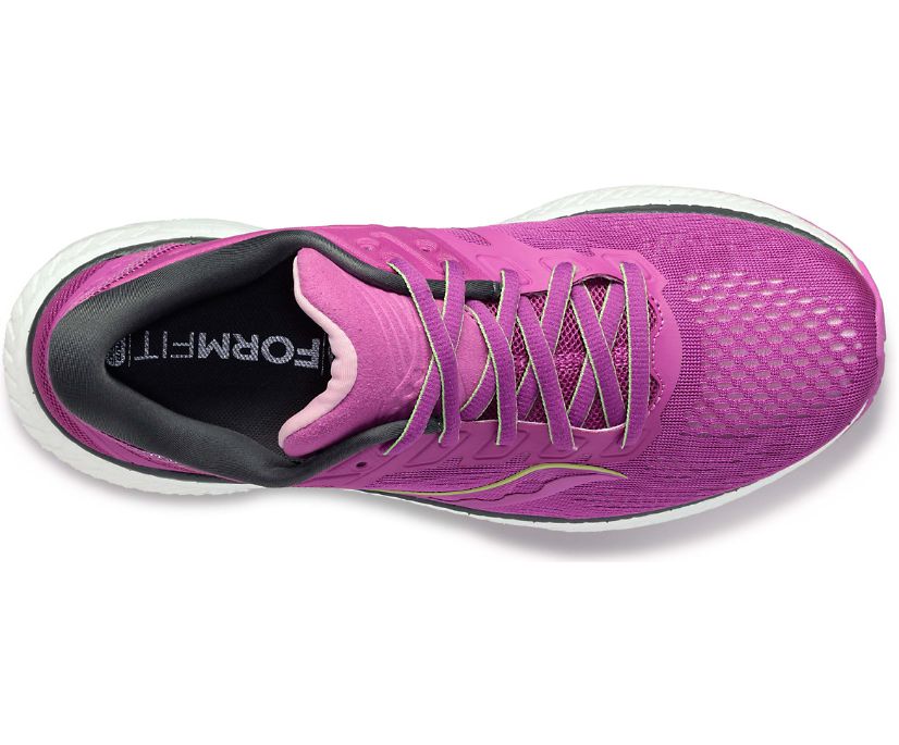 Saucony Hurricane 23 Women's Running Shoes Purple | Canada 157QMAZ